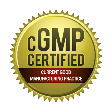 cGMP certified logo.